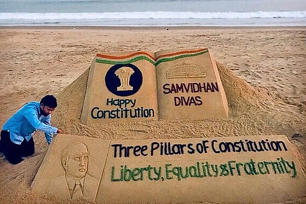 Constitution Day: Politicians, Artists Pay Homage To Dr. B R Ambedkar