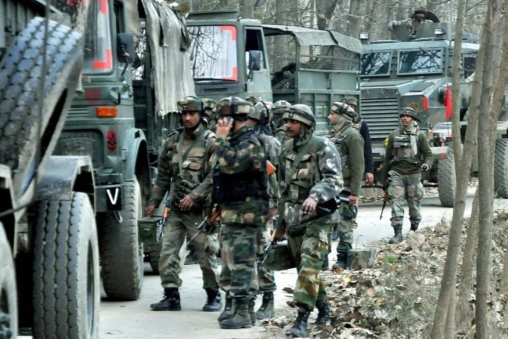 Indian Army Soldier, 2 Terrorists killed In J&K Encounter