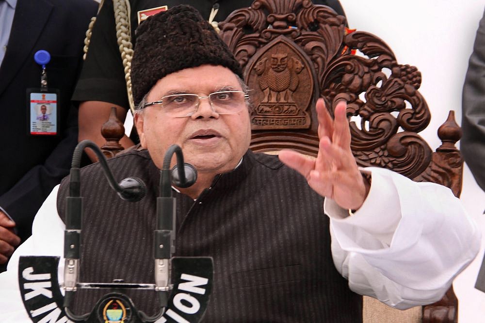 J&K Governor Claims Only One Boy Joined Militancy In Past Three Months
