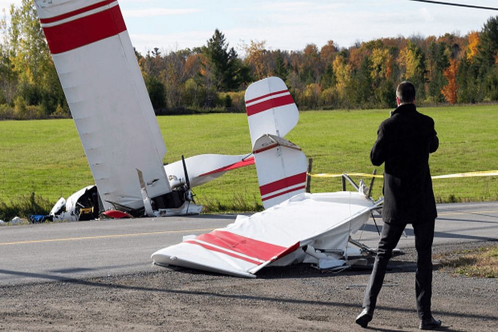 Plane Crashes In Ottawa After Mid-Air Collision, Pilot Dead