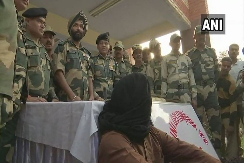 BSF Detains Pakistani National At Amritsar Border; Rifle, Magazines Recovered