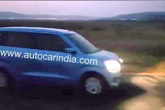 New Maruti WagonR Launch Soon, Spotted Undisguised
