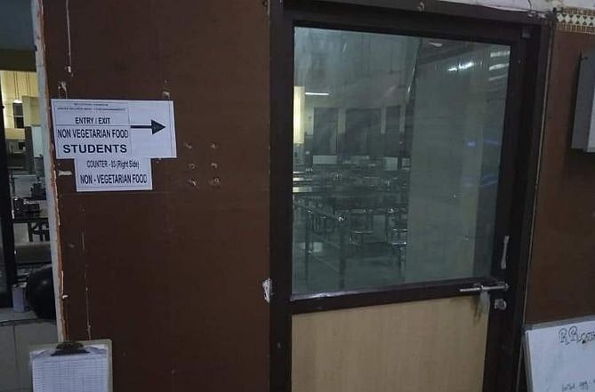 Posters Of Separate Entries For Veg, Non-Veg Students Spark Row In IIT-Madras