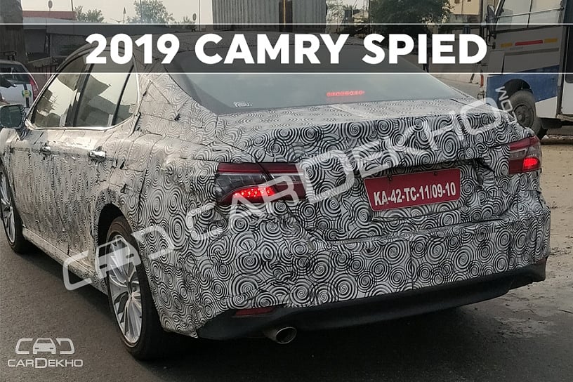 New-Gen Toyota Camry Spied Testing In India