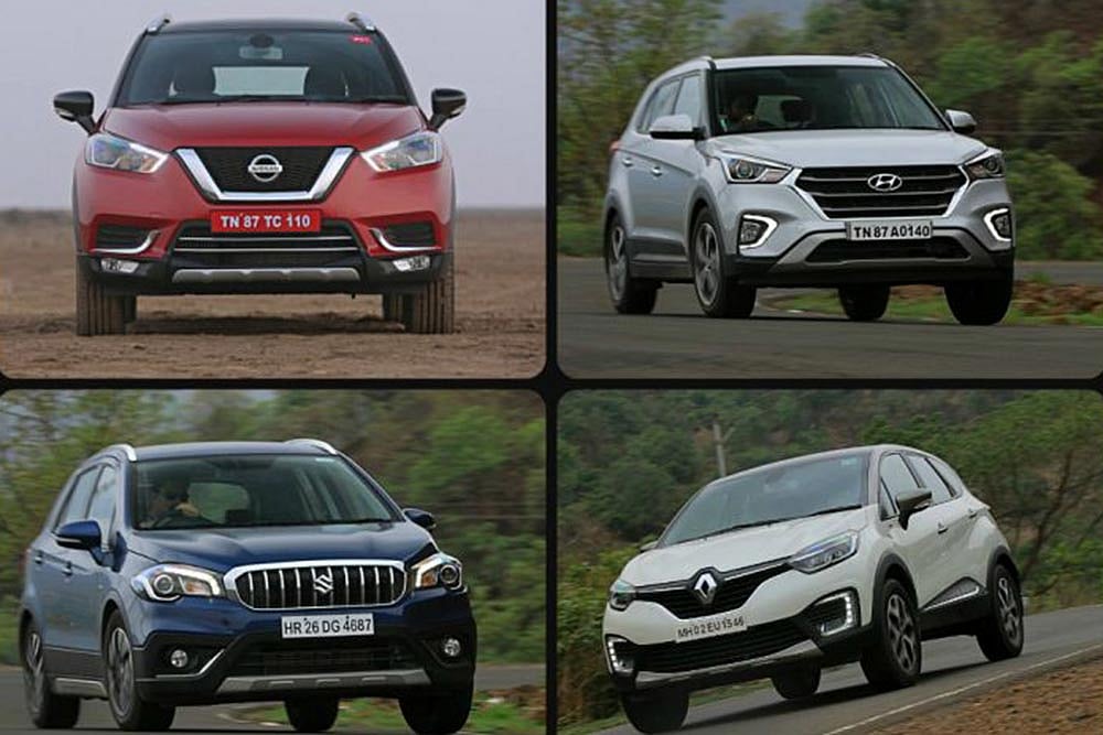 Nissan Kicks Vs Creta Vs S-Cross Vs Captur Spec Comparison
