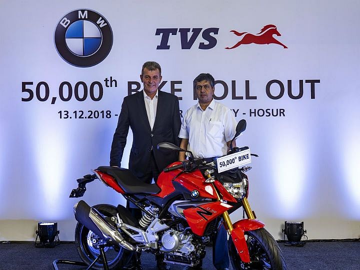 BMW G 310 Production Crosses 50,000 Milestone