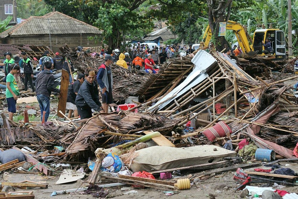 222 Killed In Tsunami Triggered By Volcano In Indonesia