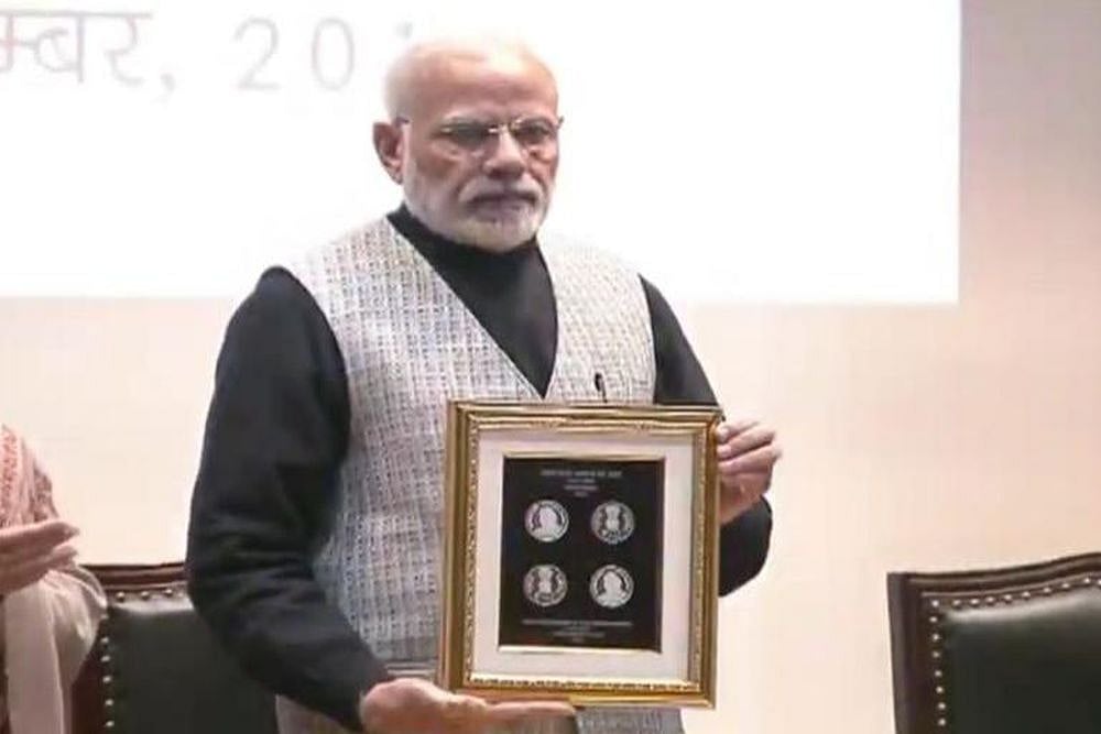 PM Modi Releases Commemorative Rs 100 Coin In Memory Of Atal Bihari Vajpayee