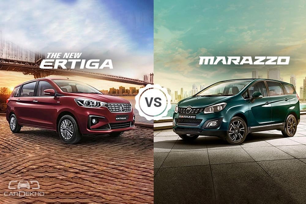 Maruti Suzuki Ertiga Vs Mahindra Marazzo: Which MPV Offers Better Space?