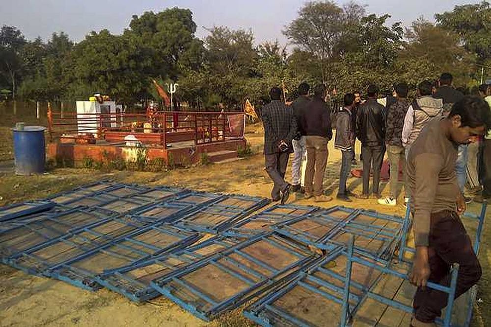 After Namaz Row, Noida Administration Removes ‘Illegal’ Pandal For Hindu Religious Event