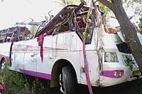 File photo; Representative image : The incident occurred as the bus was negotiating a blind curve near Kagort village in the Ram Nagar area around 10 am. 