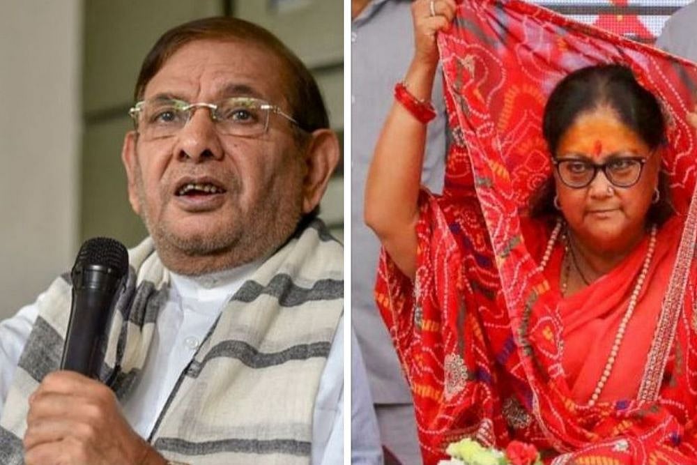 Didn’t Mean To Hurt: Sharad Yadav Expresses Regret For Body Shaming Vasundhara Raje