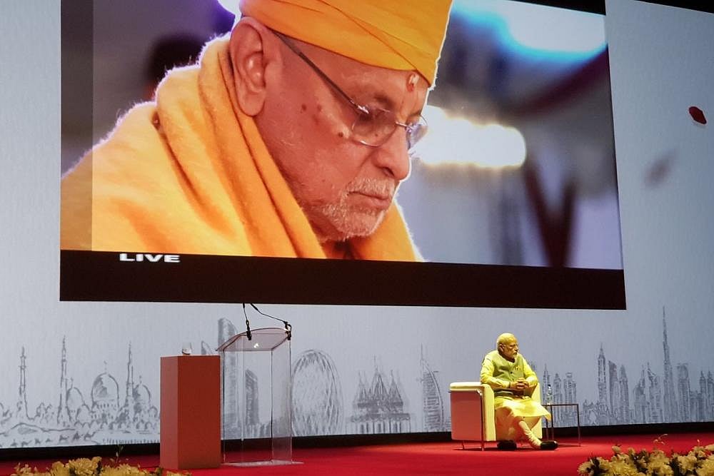 Modi Launches Foundation Stone-Laying Ceremony For First Hindu Temple In Abu Dhabi