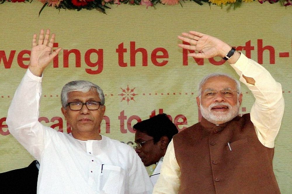 BJP's High-Profile Campaign Aims To Breach Manik's 'Sarkar' In Tripura