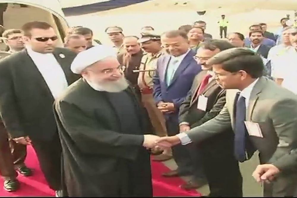 Iranian President Hassan Rouhani Visits Qutub Shahi Tombs In Hyderabad