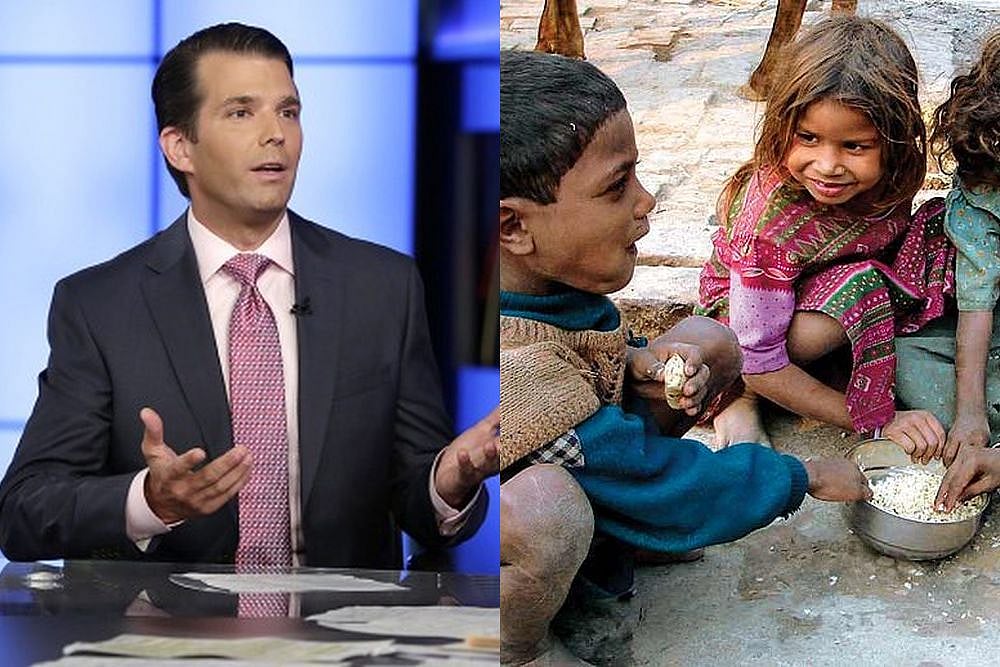 US President's Son Donald Trump Jr Likes India's Poor Because They 'Smile'