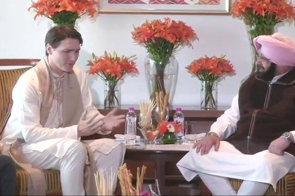 Punjab CM Amarinder Singh Meets Canadian PM Justin Trudeau, Raises Khalistan Issue