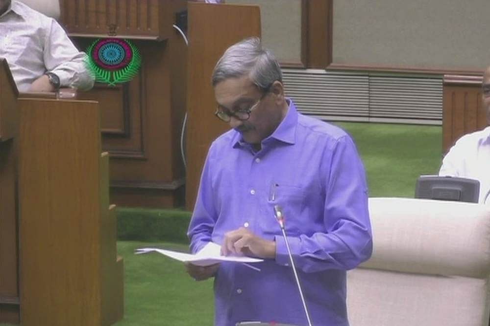 Hours After Discharge, Goa CM Parrikar Presents Budget In State Assembly