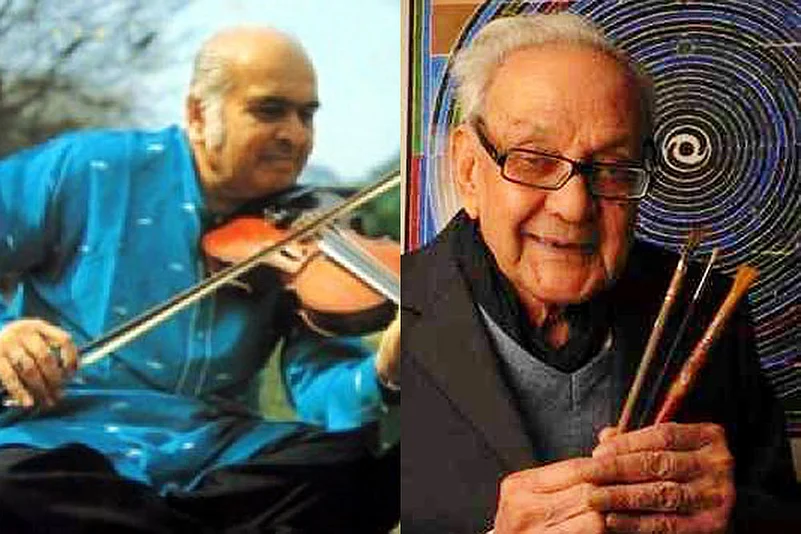 Jog Up To Raza: A Hand That Bowed The Violin, Another That Moved The Brush