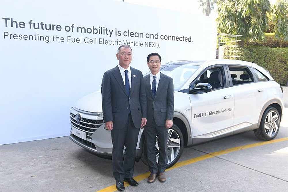 Hyundai Nexo FCEV Showcased In India