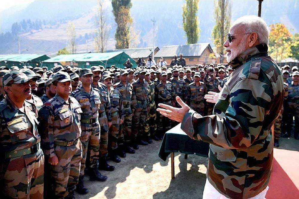 Modi Wisely Adopts <em>Chowkidar</em> Strategy In Defence Spending: Carry Small Stick But Shout Loudly