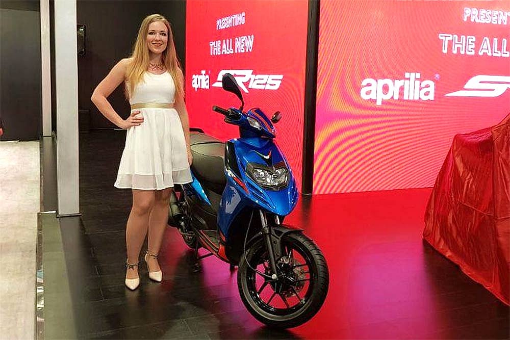 Aprilia SR 125 Launched At Rs 65,310 At Auto Expo 2018