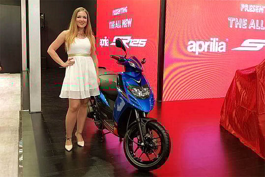 Aprilia SR 125 Launched At Rs 65,310 At Auto Expo 2018