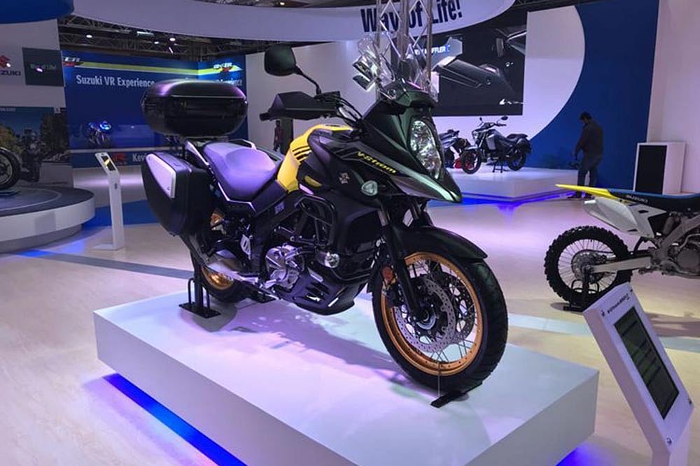 Suzuki Showcases The V-Strom 650XT At Auto Expo 2018