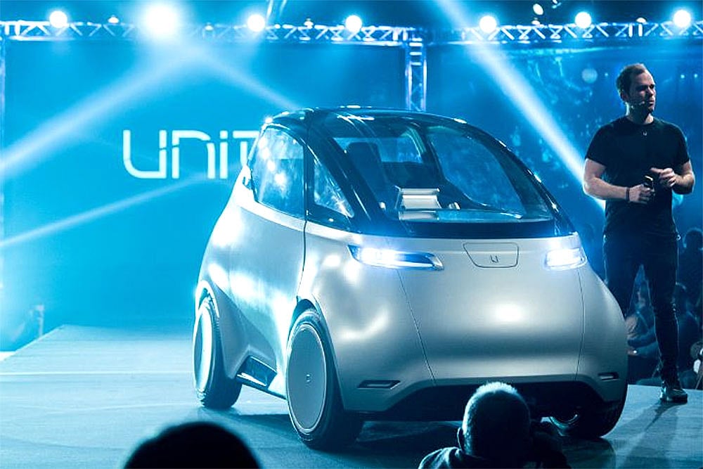Uniti Showcases Affordable EV Concept At Auto Expo 2018