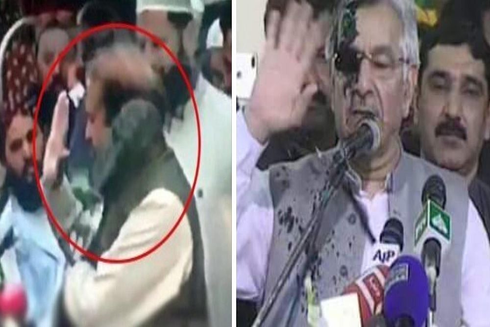 Shoe Hurled At Nawaz Sharif, Ink Thrown At Khwaja Asif In Pakistan