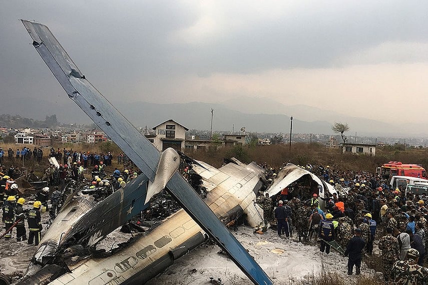US-Bangla Airlines' Flight Carrying 71 Crashes At Kathmandu Airport, 50 Dead
