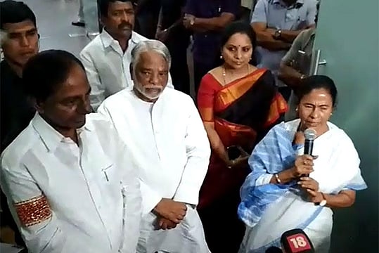 KCR Meets Mamata In Kolkata, Calls It Beginning Of Federal Front Against BJP And Congress