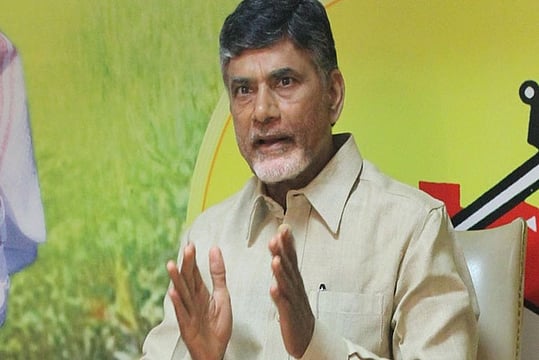 Andhra CM Chandrababu Naidu Visits Polavaram Project To Review Works