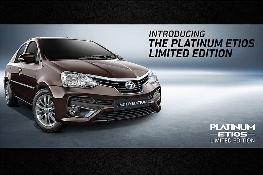 Toyota Launches Etios Platinum Limited Edition At Rs 7.84 Lakh