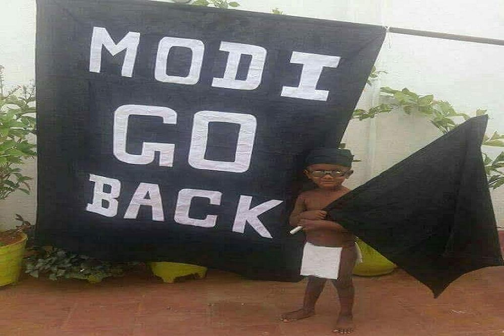 Narendra Modi In Chennai: #GoBackModi Trending On Twitter, Black Flags Raised On The Streets