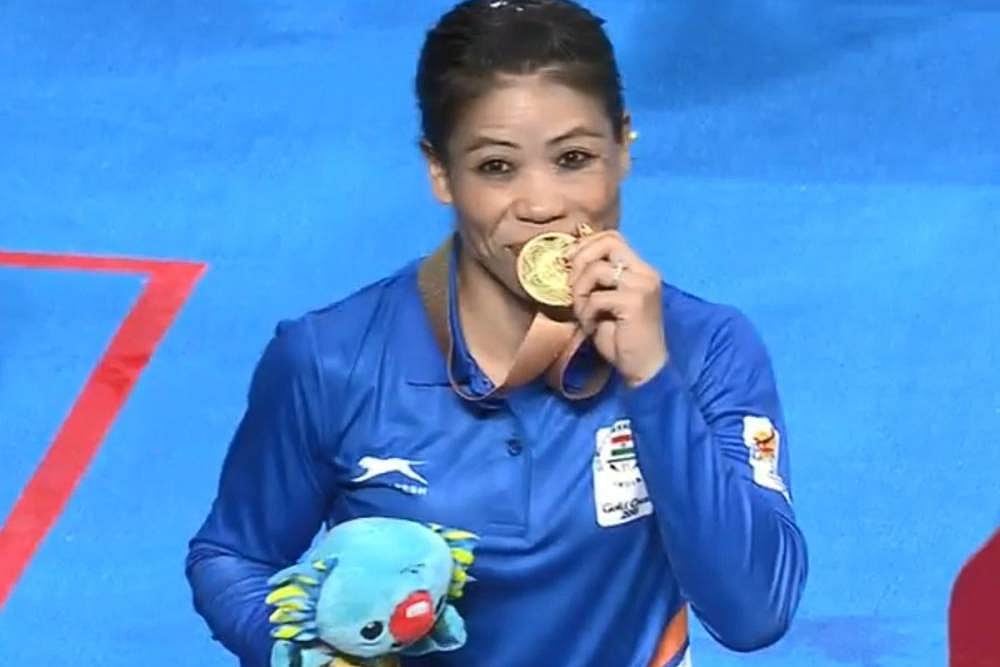 CWG 2018: Boxer Mary Kom Claims Gold On Games Debut