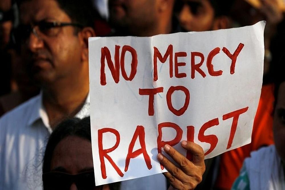 Man held for raping minor.
