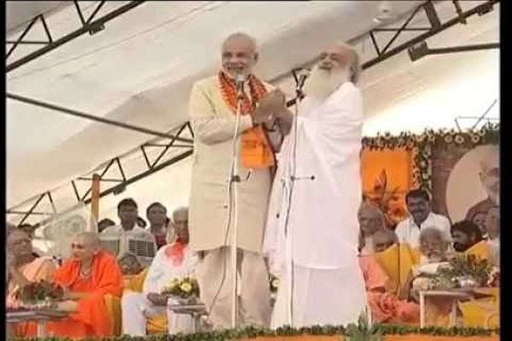 Congress Tweets Clip Showing PM Modi Sharing Stage With Asaram, Draws Criticism