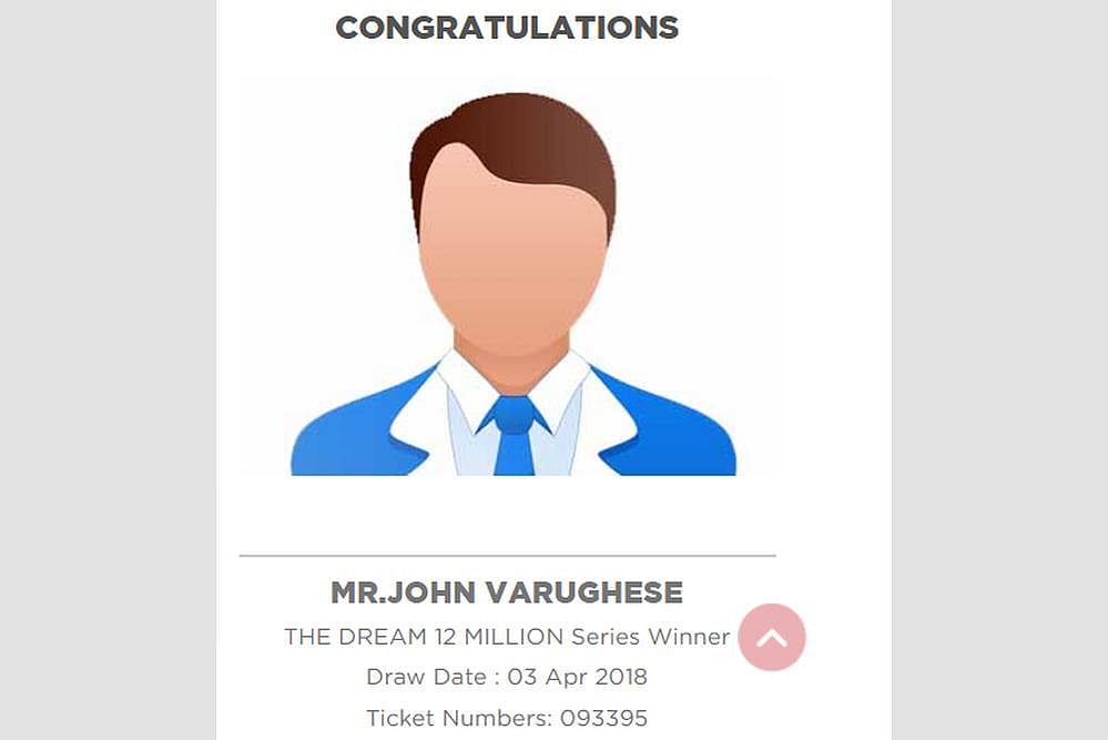 Malayali Driver In Dubai Hits Jackpot, Wins Dirham 12 Million Lottery