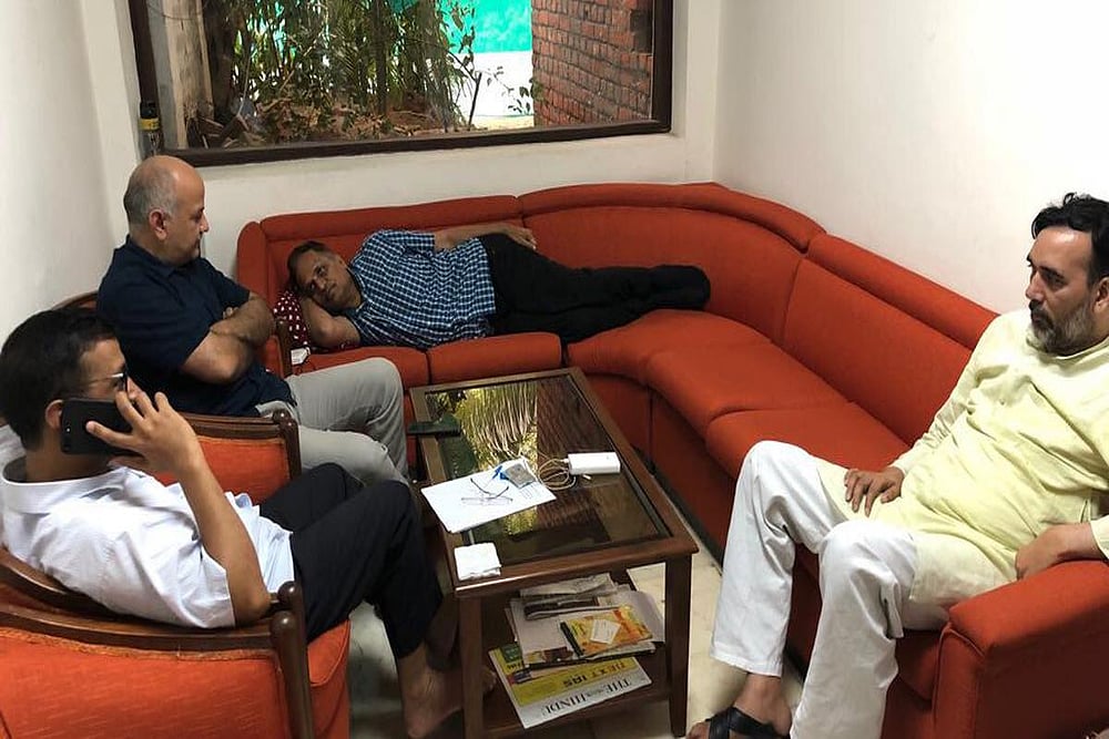 Sit-In Day 5: Can PM Modi Run Government Without Officers, Asks Kejriwal