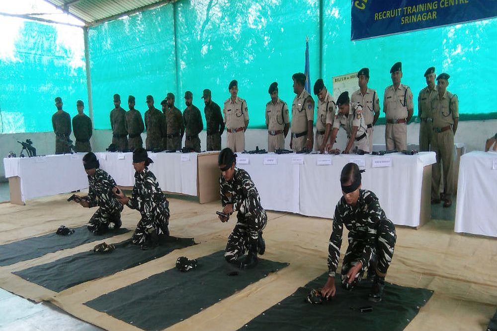CRPF Women Commandos Prepared To Deal With Stone Pelters