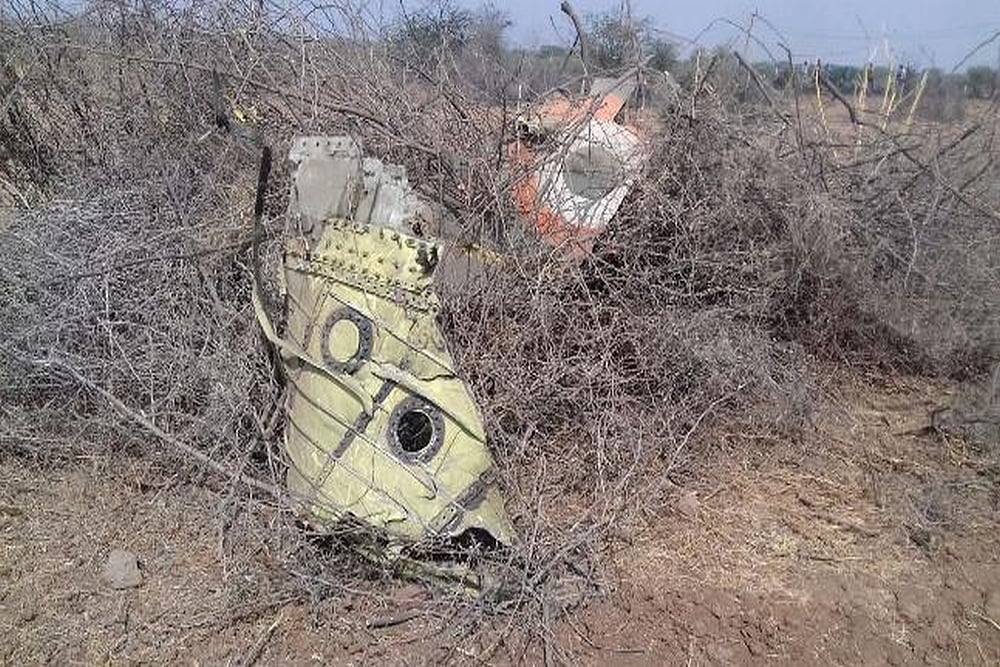 Indian Air Force Aircraft Crashes In Gujarat's Kutch, Pilot Dies