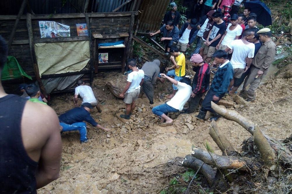 8 Children Among Nine Buried Alive In Manipur Landslides