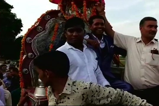Dalit Groom Takes Out Wedding Procession In UP’s Kasganj To Defy Caste Prejudice