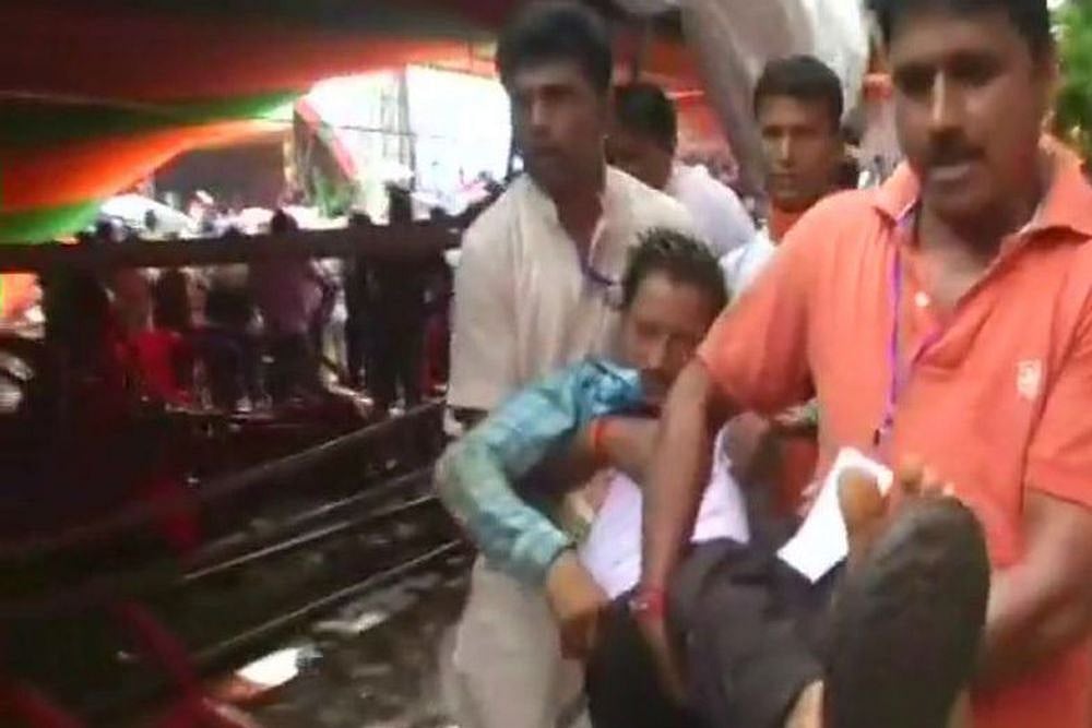 67 Injured After Tent Collapses During Modi's Midnapore Rally, PM Visits Hospital