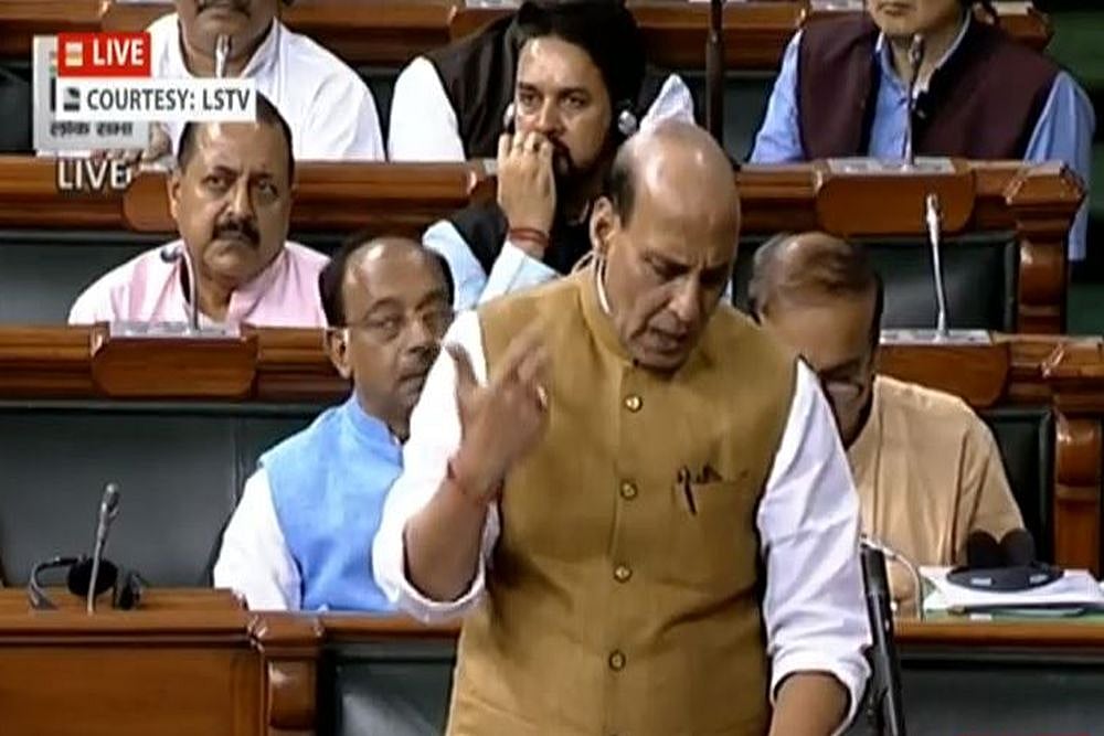 No-Confidence Motion: Rajnath Singh Hits Back, Says Biggest Mob Lynching Happened In 1984