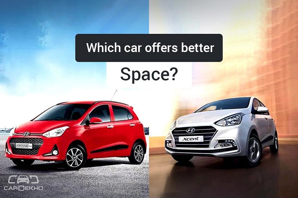 Hyundai Grand i10 Vs Xcent: Which Is More Spacious?