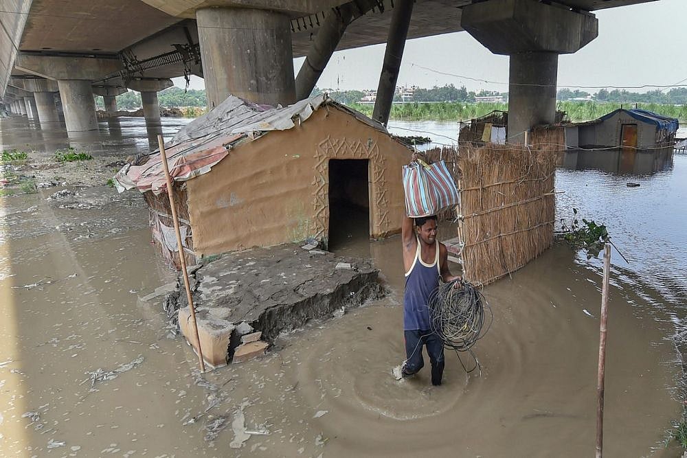 Yamuna River Water Level Continues To Rise, Stays Over Danger Mark For Fourth Day