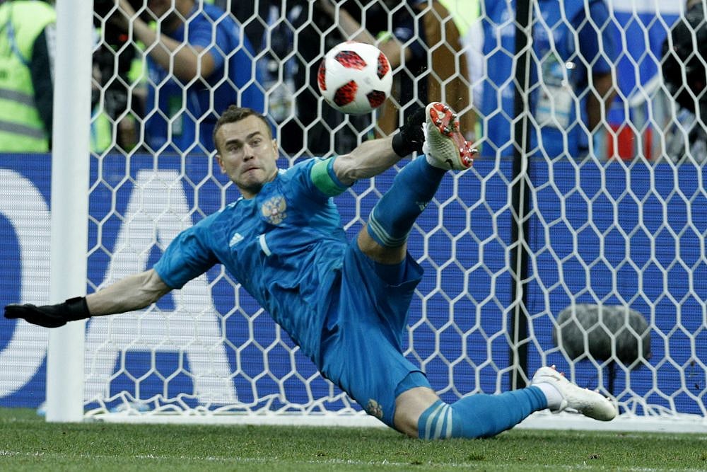Akinfeev's 'Foot Of God' Answers Russia's World Cup Prayers