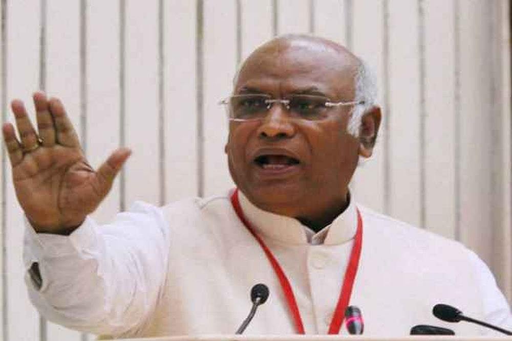 Congress president Mallikarjun Kharge 